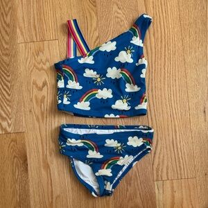 Hanna Andersson | Rainbow Swim Set - Blue